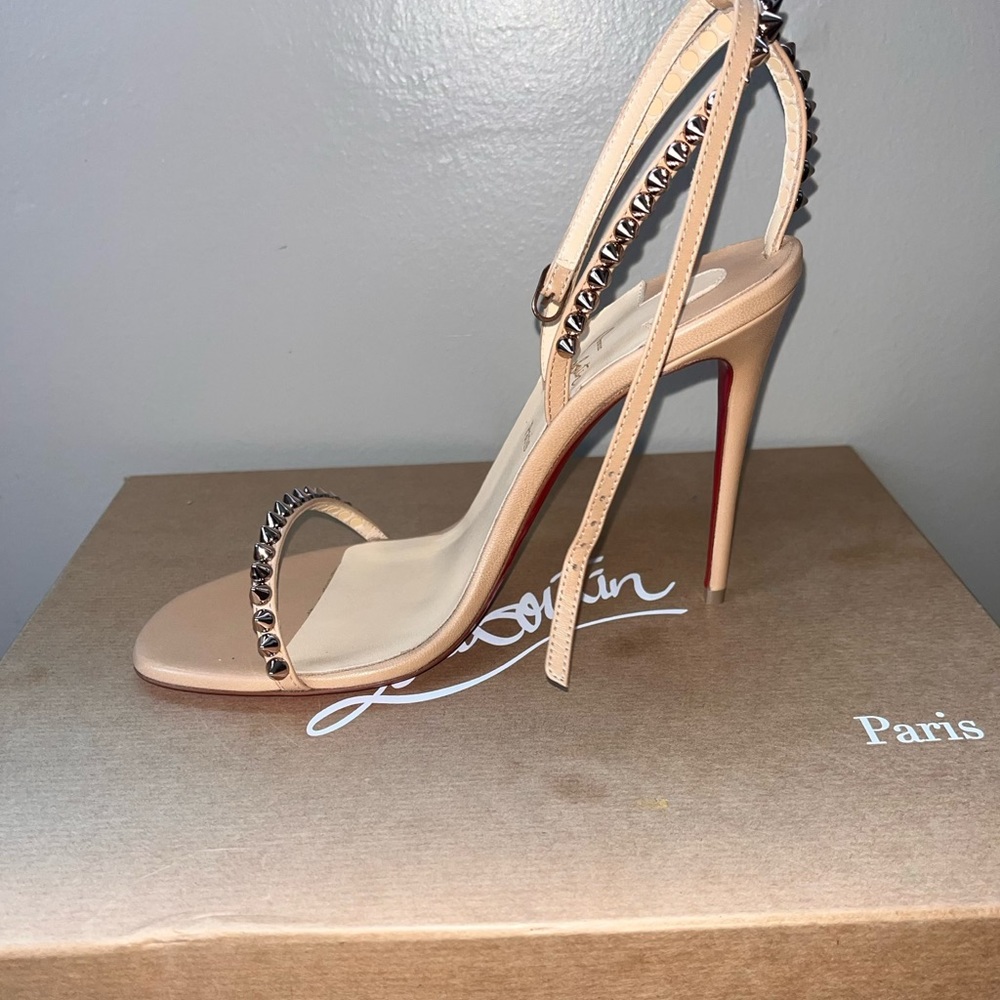 Nude Stud Neutral Sandals